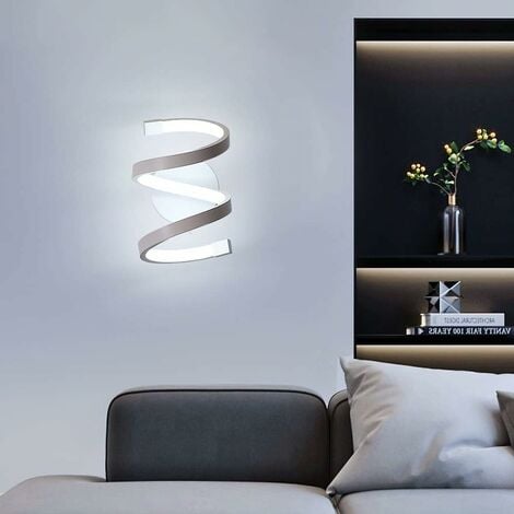 Paco Home Innen Wandlampe Gips-Weiß Wandleuchte Lampe Down Indirektes Würfel Effekt Übersteichbar Leuchtmittel, Licht ohne Up Flur G9