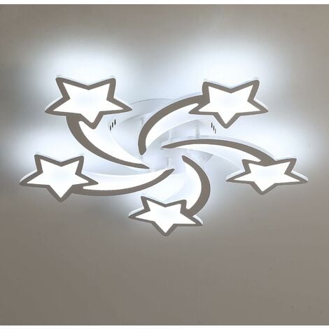 BRILLIANT Lampe, Fakir Starry LED Wand- 60W 58cm und 1x Metall/Kunststoff, A (4800lm, Deckenleuchte weiß/warmweiß, LED integriert, 3000-6000K)