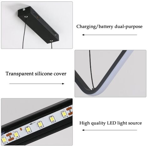 Hängeleuchte Moderne Mode Led Kronleuchter Hausdekoration Weißes Licht 6000K für Wohnzimmer Schlafzimmer Esszimmer Küche
