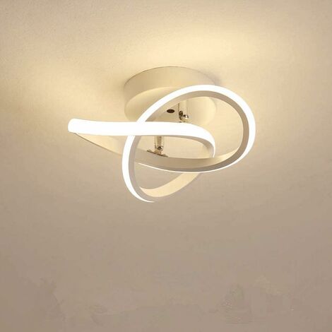 COMELY LED Deckenleuchte, 23W Acryl Deckenleuchte, 3500K 2000lm Deckenleuchte für Küche, Wohnzimmer, Schlafzimmer, Durchmesser 24cm