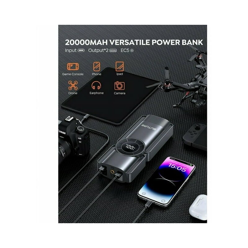 Starthilfe Powerbank 2500A - 20000mAh 12V Auto Starthilfe Power