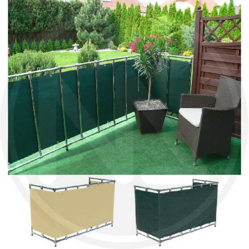 WOLTU Canniccio frangivista Giardino PVC 800 x 120 cm, Recinzione