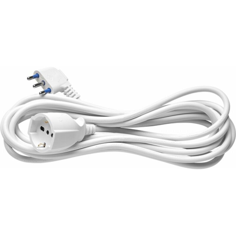 Prolunga Lineare &middot; 1,5 Metri &middot; Spina E Presa 10A &middot; Colore Bianco &middot; Carico Max 2000W - Prolunghe - Materiale Elettrico