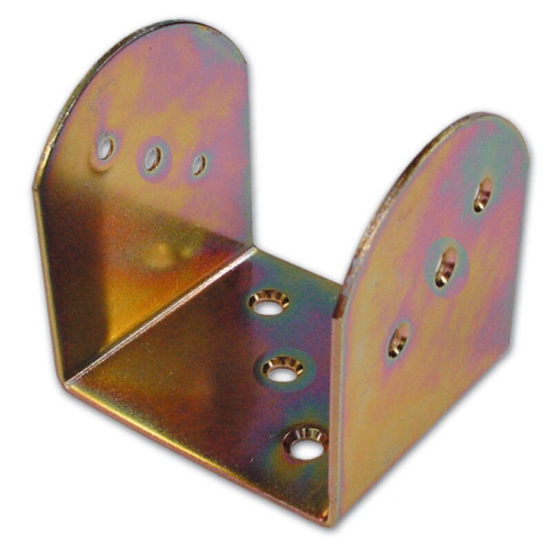 Staffe Angolari Metalliche 80x80mm - Set 5 Pezzi Per Riparazioni Fai-Da-Te, Forma A L, Spessore 0.8mm - Foto 6