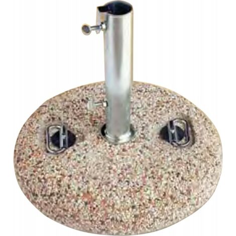 BASE X OMBRELLONE IN GRANIGLIA 75 KG C/TUBO ø62/65