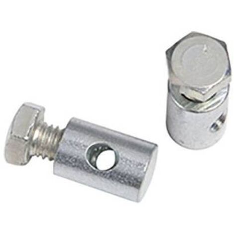 Morsetti In Acciaio Zincato Con Vite A Testa - Blister Da 4 Pezzi Per Cavi Da 3.5mm - Foto 9