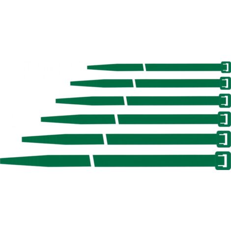 FASCETTE CABLAGGIO VERDE 390X4,6 MAURER CF.100PZ - CF. BLISTER