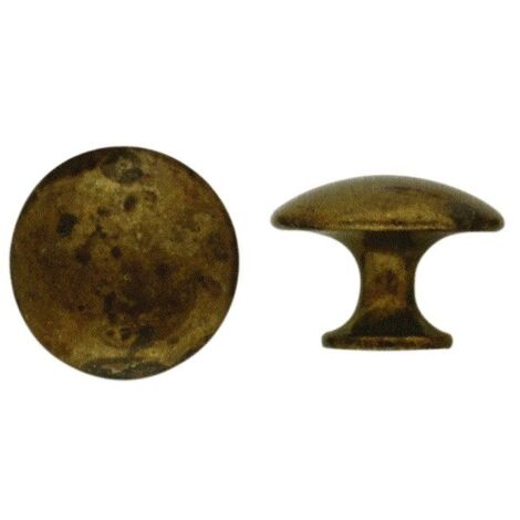 POMOLO METAL STYLE 24220Z 25MM OTTONE ANTICO