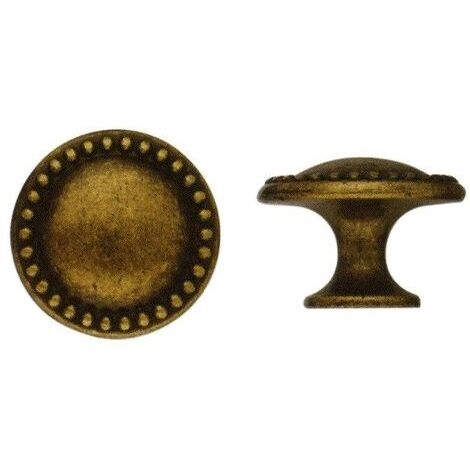 POMOLO METAL STYLE 24222Z 30MM OTTONE ANTICO