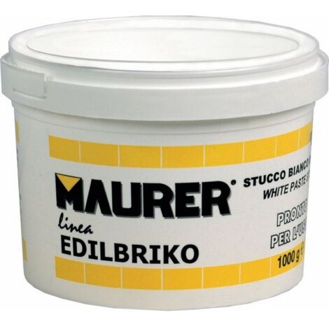 Mastice Plastico Bianco Edil Maurer (Vaschetta 0,5 Kg)