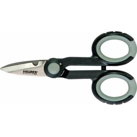 Forbice Forbici da Elettricista Lame Dritte TITANIO Bimateriale Microdentate