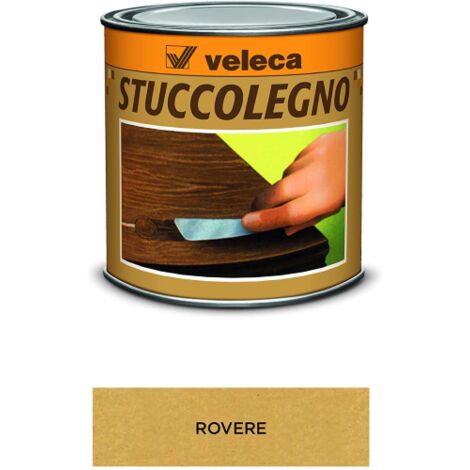 Stucco in Pasta per Legno Veleca colore Rovere 250 gr