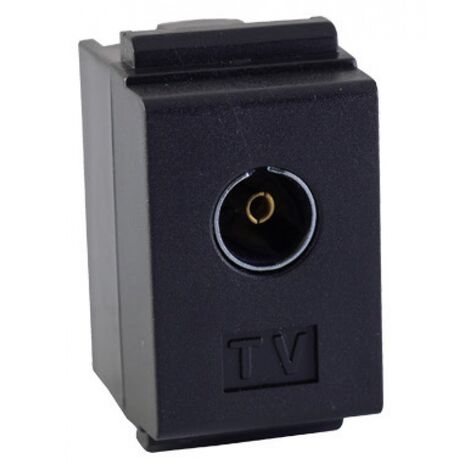 PRESA COASSIALE SAT/TV LIVING STANDARD Ø9.5MM GRIGIO MAURER