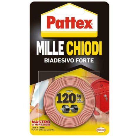 NASTRO BIADESIVO H 19MM  1,5MT MILLECHIODI (1/5)