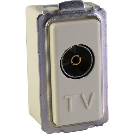 PRESA TV COASSIALE DIRETTA MAGIC BASIC Ø9,5MM PASSANTE MAURER