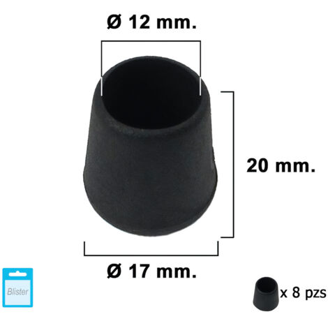 PUNTALE ESTERNO TONDO Ø12MM MAURER - CF. BLISTER 8PZ