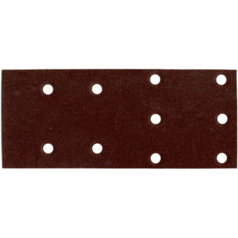 GENERICO Pack De 100 Lijas Rectangulares Con Velcro Para Pulido