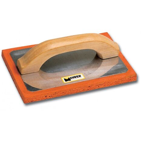 FRATTONE ALLUMINIO M/LEGNO 220X140MM SPUGNA 20MM ARANCIO