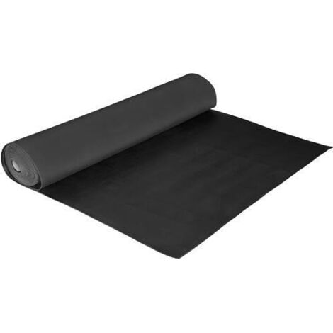 COPRIPAVIMENTO GOMMA LISCIO 3MM 10MT 130HCM NERO MAURER