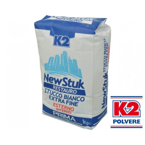 STUCCO IN POLVERE K2 NEW STUK RESTAURO 1 KG EST/INT