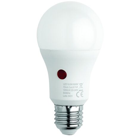 LAMPADA LED MAURER SENSORE CREPUSCOLARE E27 10,5W 1055L 3000K L.CALDA