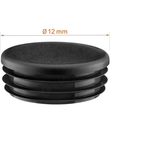 100 Pezzi Pezzi Gommino Interno Tondo 12 Mm Puntale Copritesta Infilare Tappo Rotondo