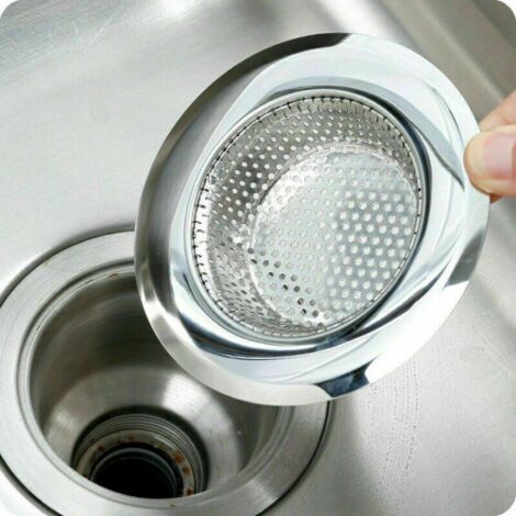 Maurer – Filtro cesto lavello cucina 75 mm – Acciaio inox – Impedisce residui nei tubi di scarico – Per lavandini universali (1/3)