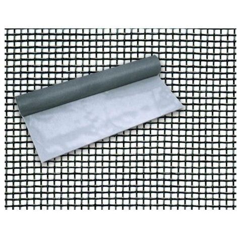 Rete Zanzariera in Fibra di Vetro 18X16 mm Altezza 60 cm Rotolo 30 mt Maurer (1/2)