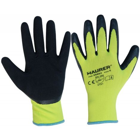 GUANTI LAVORO LATTICE HI-GRIP TG. 8 MAURER - CF. CAVALIERE