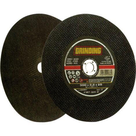 Mola Abrasiva per Taglio Ferro Misura 350X3 X25 mm Foro 35 mm Grinding