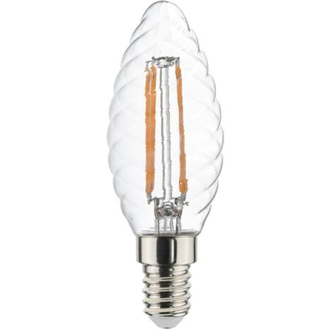 LAMPADA LED FILAMENTO MAURER TORTIGLIONE E14 4,5W 470LM 2700K L.CALDA