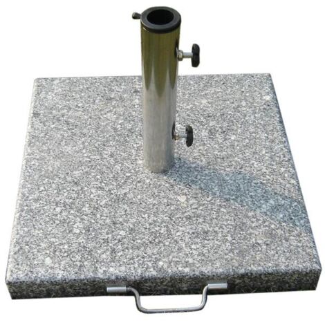 BASE OMBRELLONE MARMO 35KG 45X45CM TUBO Ø58 MM PAPILLON