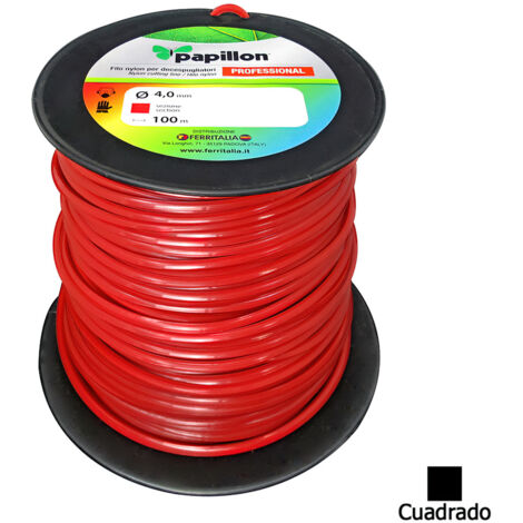 FILO NYLON DECESP.PAPILLON QUADRO PROF. 4,0MMX100MT - CF. ROCCHETTA.