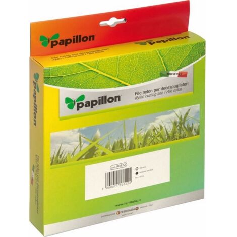 Filo nylon per decespugliatore 50 mt    : 3 mm  Profilo: Tondo  Papillon (1/2)