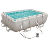 PISCINA RIGIDA RETTANGOLARE ISEO 56629 BESTWAY 282X196X84HCM
