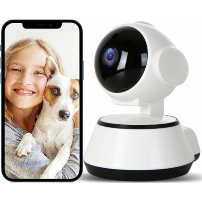 WIFI A9 HD 1080P Wireless Webcam Mini 2K Webcam Manual 360° Rotating Camera  for Live Meeting Work or Home/SD Card