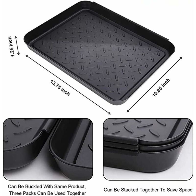 Plastic Art Trays, Stackable Activity Tray Crafts Organizer Tray Serving  Tray Jewelry Tray 