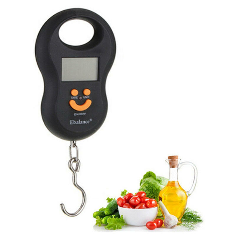 GUSTVE Digital Luggage Scale Portable Suitcase Scale Hanging Scales  Handheld Electronic Scale with Backlight Digital Display Travel Accessory