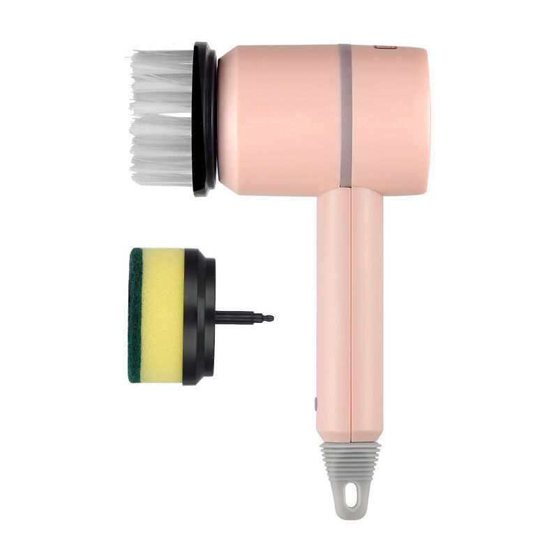 1pc Pink Cleaning Brush With Built-in Soap Dispenser, Multi-purpose Brush  For Dish, Pot And Sink