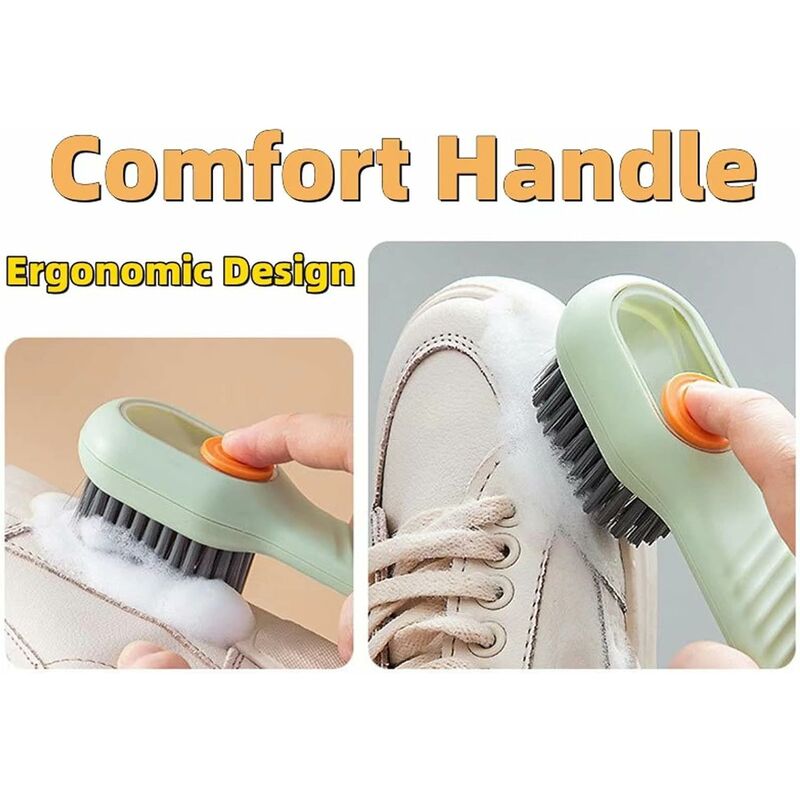 Electric Spin Cleaning Brush, Cleaning Brush Multifunctional Household Brush  Wire Kitchen Toilet Bowl and Shoe Handheld, Lightweight cleaning brush 