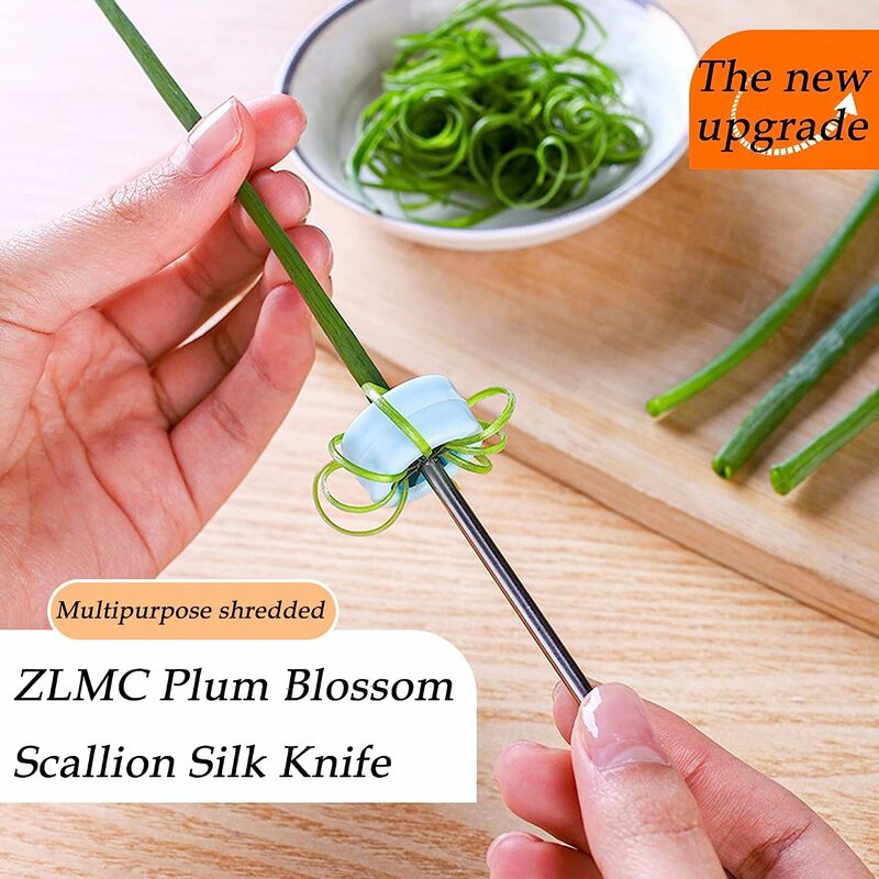 Scallion Cutter Stainless Steel Plum Blossom Onion Cutter