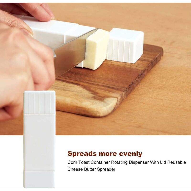 Butter Stick Holder Butter Spreader Dispenser Spreading Stick Upright Small  Piece Butter Storage Box With Lid for Evenly Spreading Bread Cookware  Baking Dishes Toast 