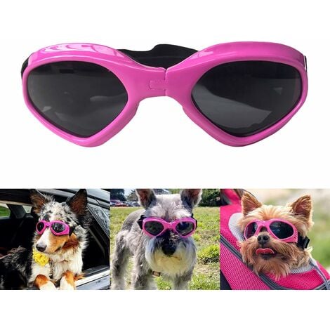 Pink 2024 dog goggles