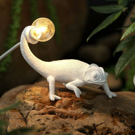 Creative Resin Table Lamp, Chameleon Table Lamp with Switch