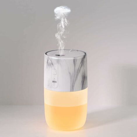 Mini Air Humidifier, 300ml Ultrasonic Humidifier with Jellyfish