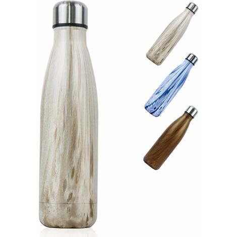  2L Outdoor Sports Thermos Water Bottle Large Capacity Stainless  Steel Flask Portable Travel Home Outdoor (Gold) : Home & Kitchen