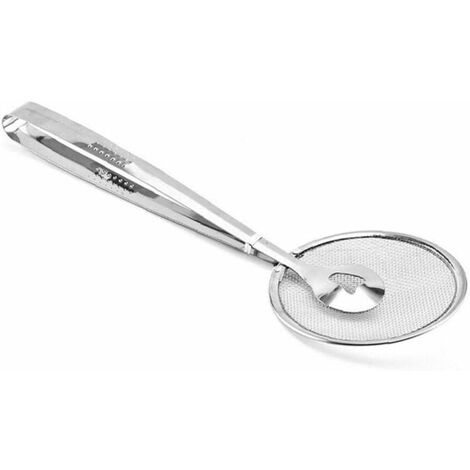 1pc Stainless Steel Strainer Spoon, Minimalist Stainless Steel