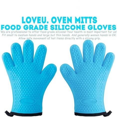 2pcs Heat-Resistant Oven Mitts Cotton Baking Pot Mitts Cooking