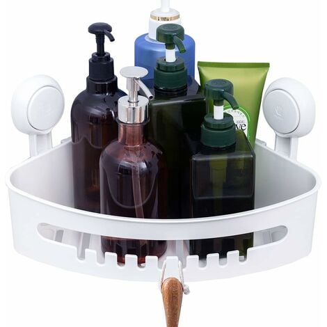 LUXEAR Shower Caddy Suction Cup NO-Drilling Removable Bathroom