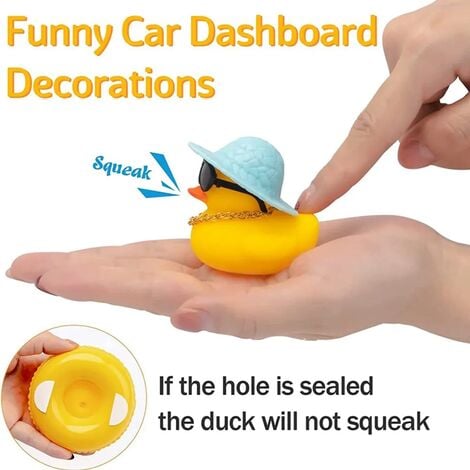 Rubber Duck Dashboard Decor, Cute Car Accessories, Cartoon Duck Toy, Duck  Car Decoration, Birthday Gift, Yellow Rubber Duck Ornament